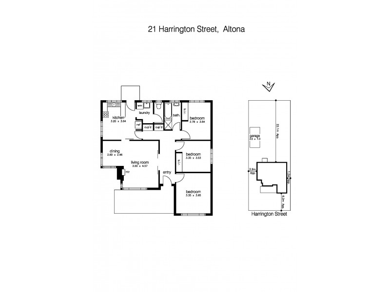 21 Harrington Street, Altona VIC 3018 Floorplan