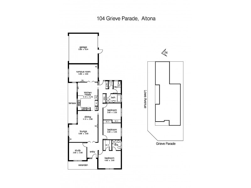 104 Grieve Parade, Altona VIC 3018 Floorplan