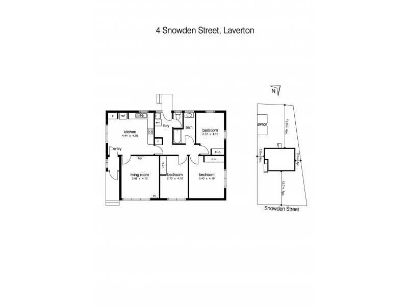 4 Snowden Street, Laverton VIC 3028 Floorplan