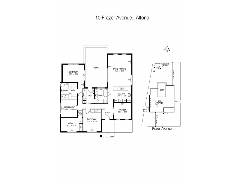 10 Frazer Avenue, Altona VIC 3018 Floorplan