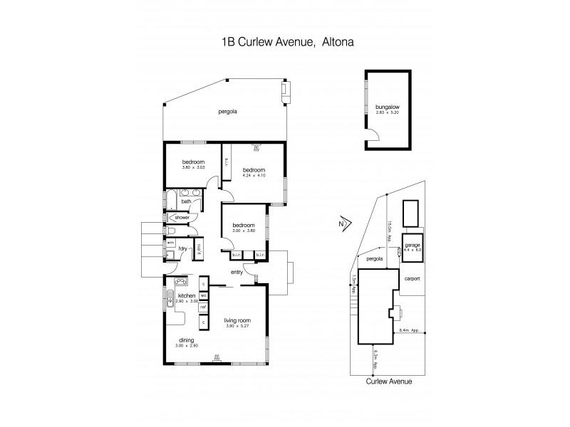 1B Curlew Avenue, Altona VIC 3018 Floorplan