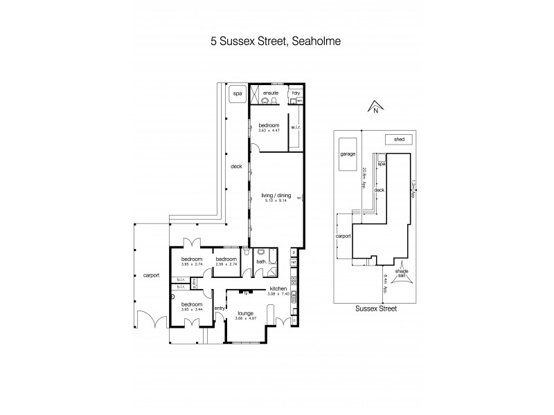 5 Sussex Street, Seaholme VIC 3018 Floorplan