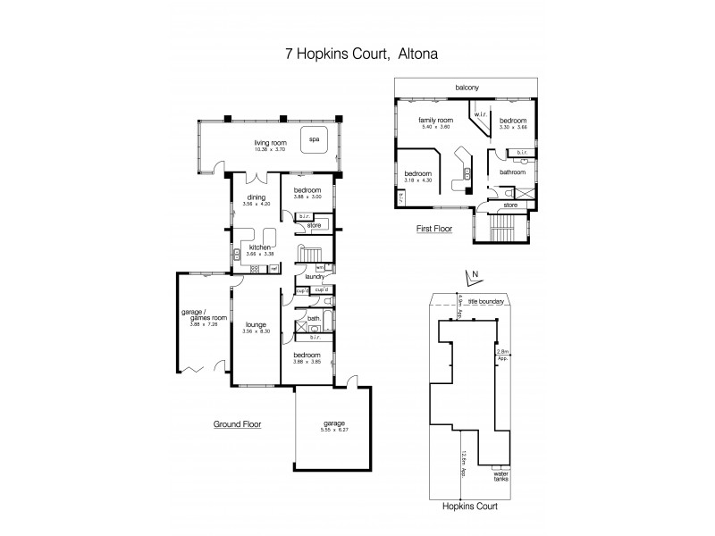 7 Hopkins Court, Altona Meadows VIC 3028 Floorplan
