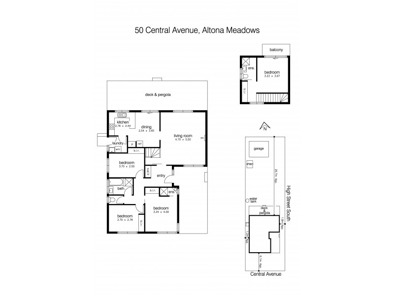 50 Central Avenue, Altona Meadows VIC 3028 Floorplan