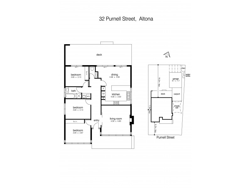 32 Purnell Street, Altona VIC 3018 Floorplan