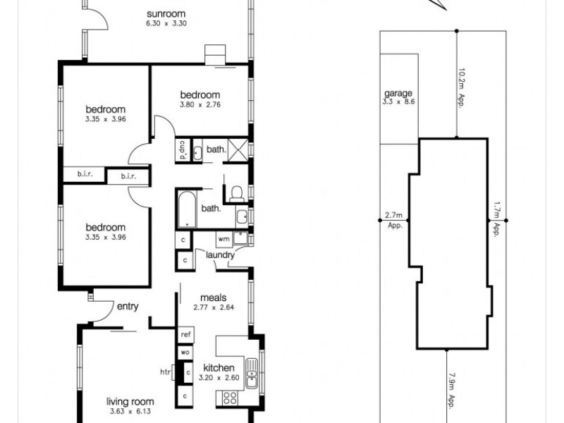15 Merton Street, Altona Meadows VIC 3028 Floorplan