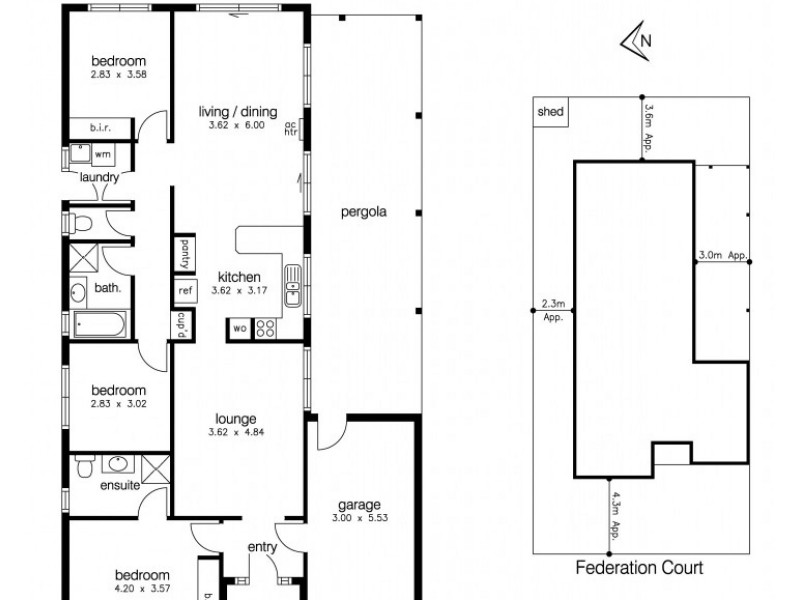 6 Federation Court, Altona VIC 3018 Floorplan