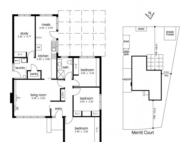 13 Merritt Court, Altona VIC 3018 Floorplan