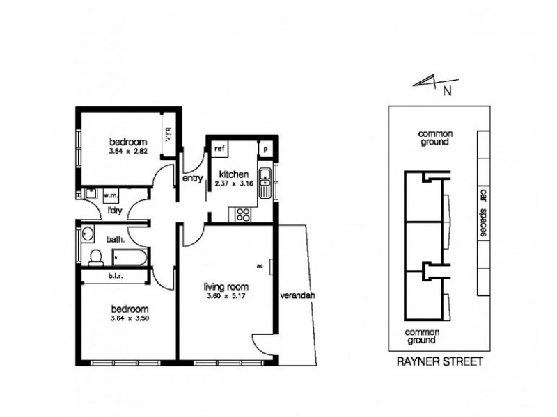 1/56 Rayner Street, Altona VIC 3018 Floorplan