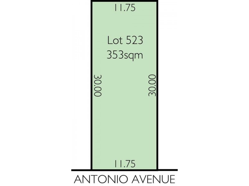 Lot 523, 4 Antonio Avenue, Munno Para West SA 5115