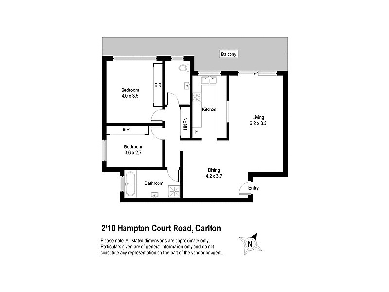 2/10-14 Hampton Court Road, Carlton NSW 2218 Floorplan