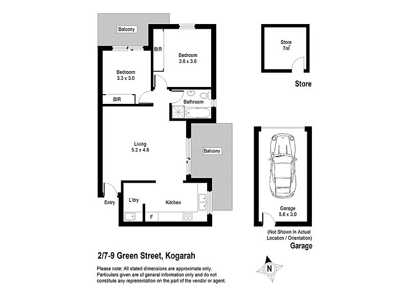 2/7-9 Green Street, Kogarah NSW 2217 Floorplan