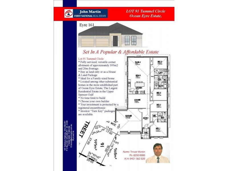 Lot 91 Tummel Circle, Whyalla Jenkins SA 5609