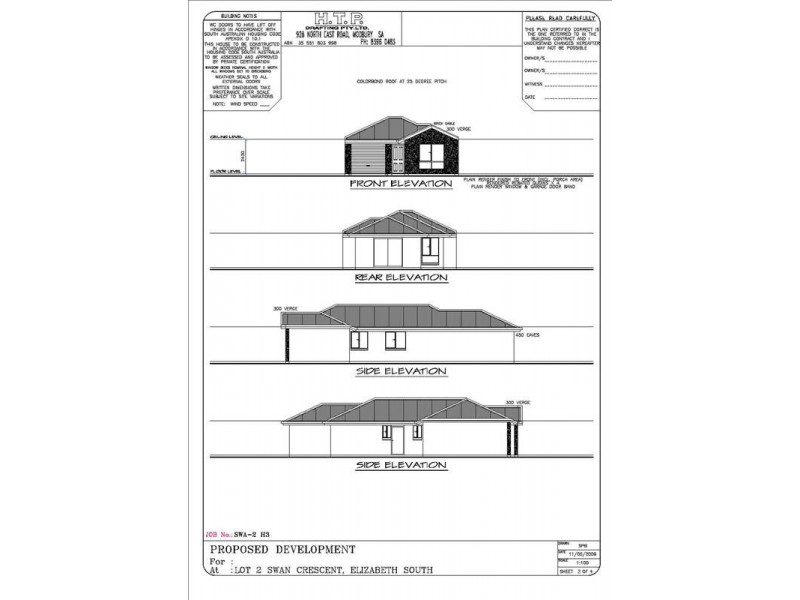 Lot 205 Swan Crescent, Elizabeth South SA 5112