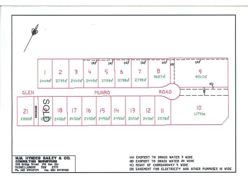 Lot 1-21,  Glen Munro Road, Muswellbrook NSW 2333