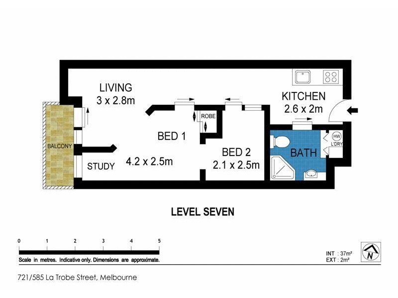 721/585 La Trobe Street, Melbourne VIC 3000