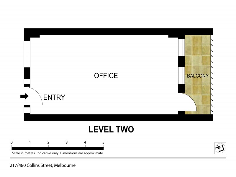 412/480 Collins Street, Melbourne VIC 3000 Floorplan