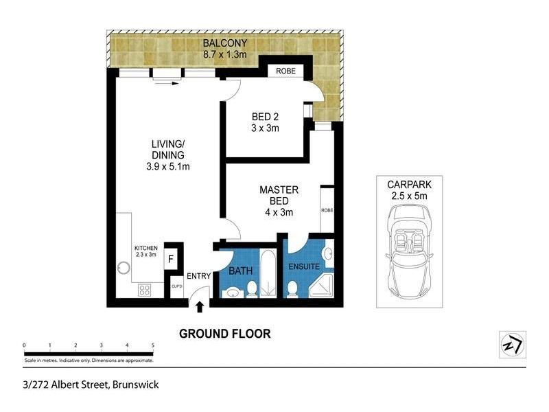 3/272 Albert Street, Brunswick VIC 3056