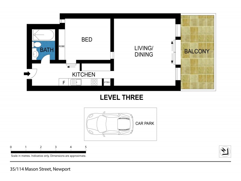 35/114 Mason Street, Newport VIC 3015 Floorplan