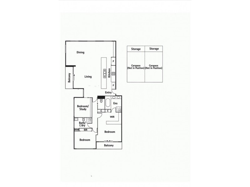3501/8 Franklin St, Melbourne VIC 3000 Floorplan