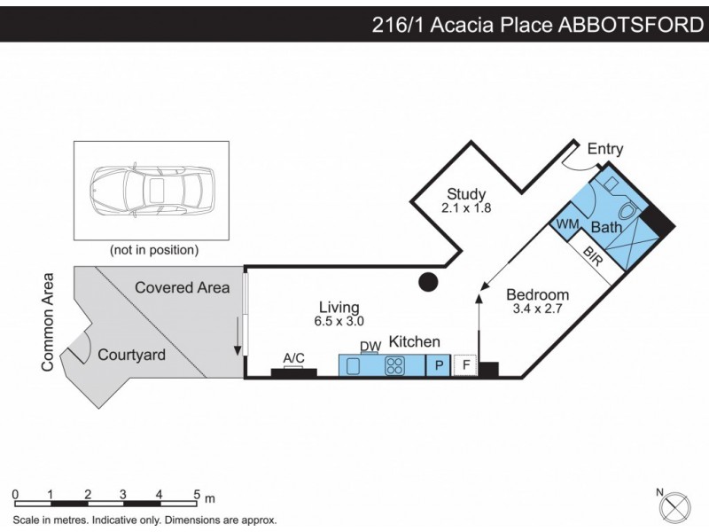 216/1 Acacia Place, Abbotsford VIC 3067 Floorplan