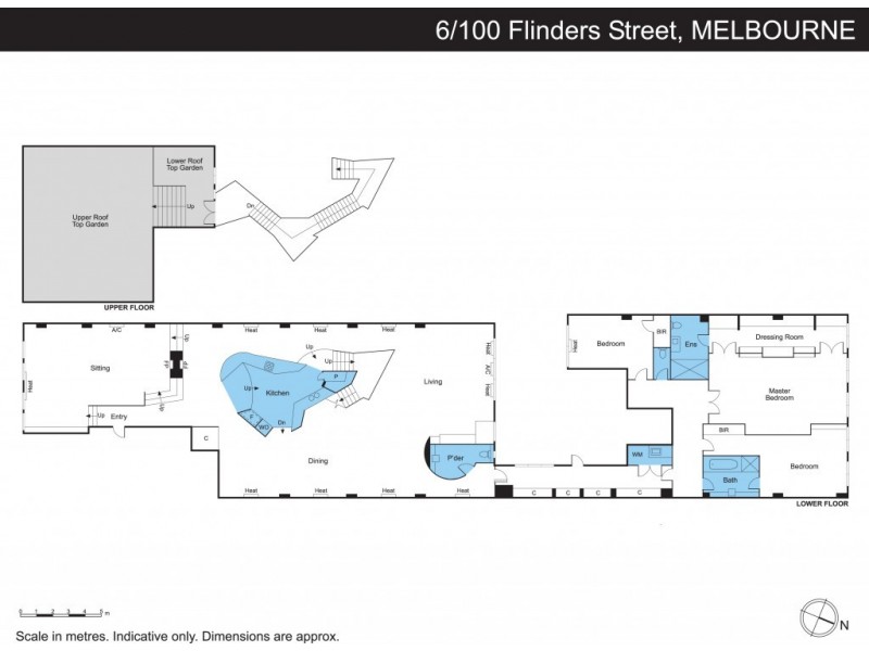 6/100 Flinders Street, Melbourne VIC 3000 Floorplan