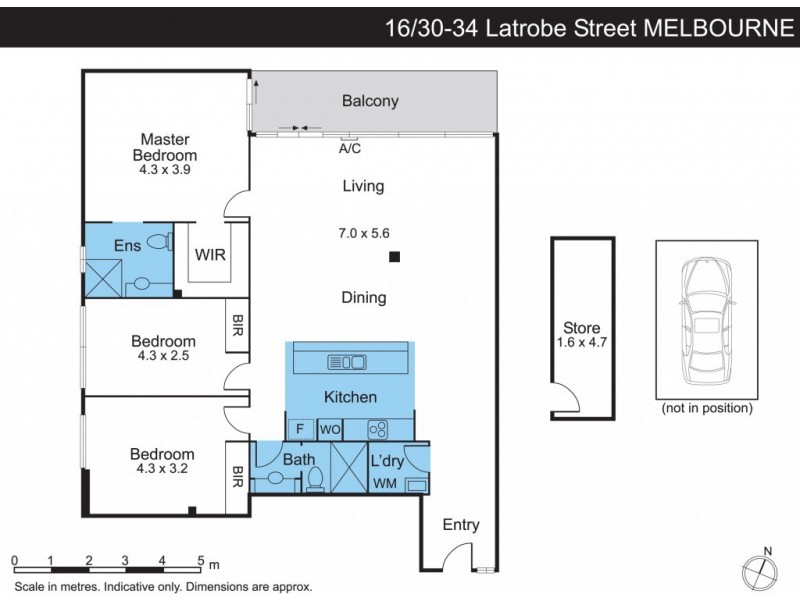 16/30-34 Latrobe Street, Melbourne VIC 3000 Floorplan