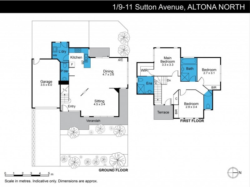 1/9-11 Sutton Avenue, Altona North VIC 3025 Floorplan