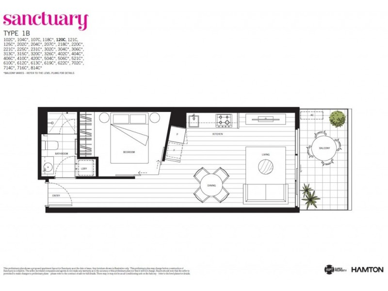 219/4 Acacia Place, Abbotsford VIC 3067 Floorplan