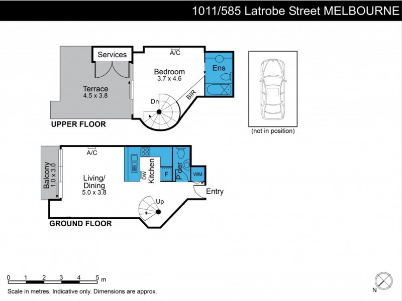 1011/585 Latrobe Street, Melbourne VIC 3000 Floorplan