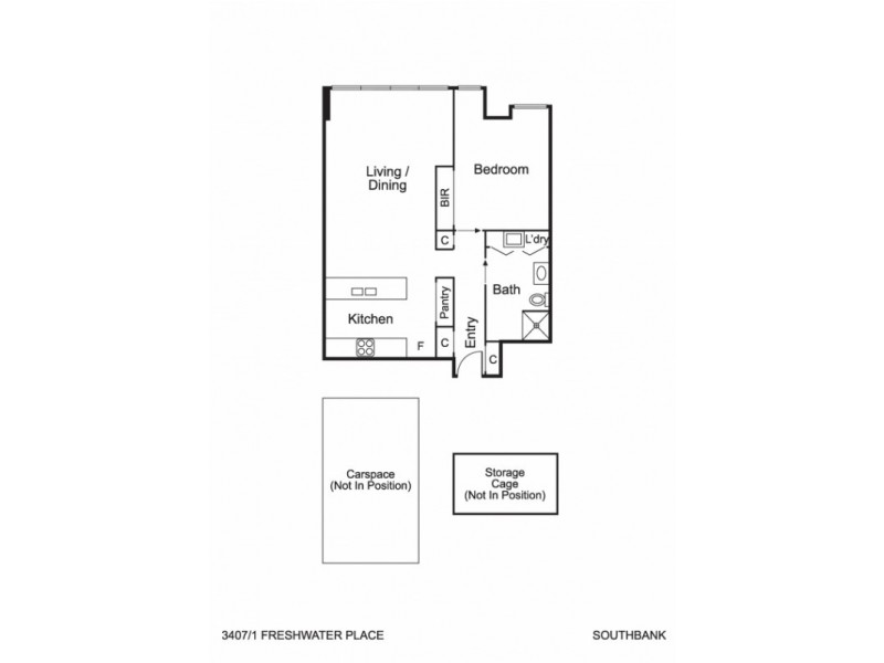 3407/1 Freshwater Place, Southbank VIC 3006