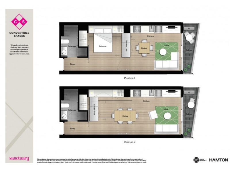 301/4 Acacia Place, Abbotsford VIC 3067 Floorplan