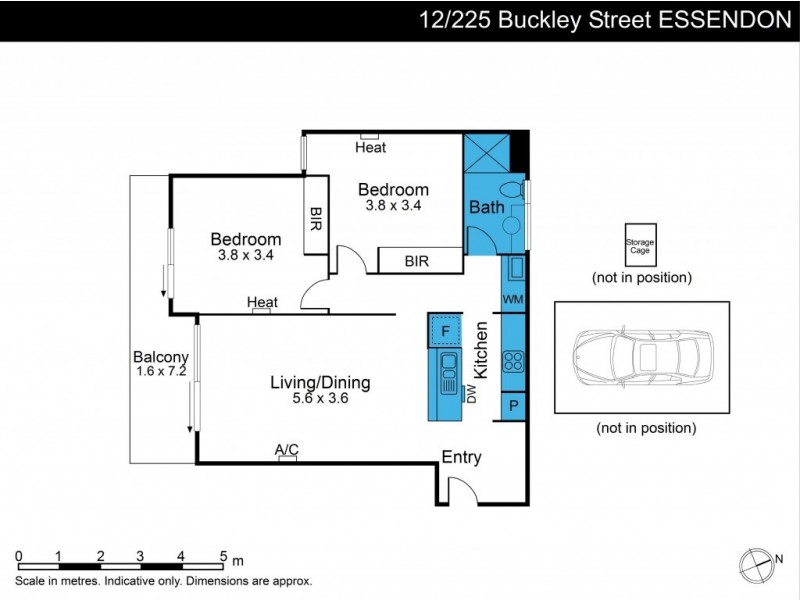 12/225 Buckley Street, Essendon VIC 3040 Floorplan
