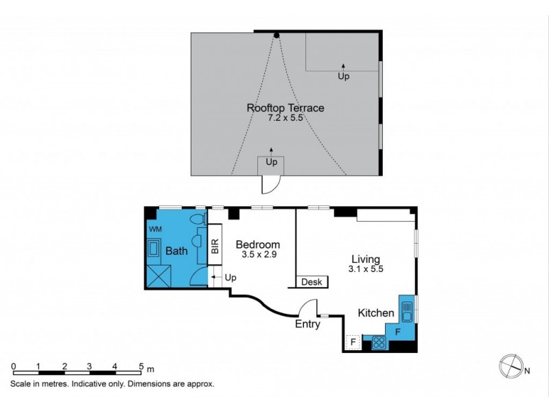 7C/237 Flinders Lane, Melbourne VIC 3000 Floorplan