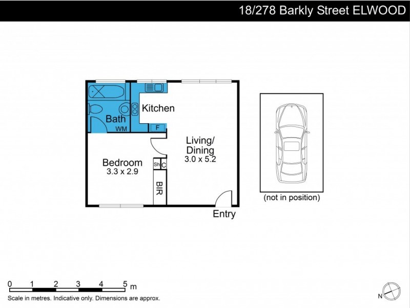 18/278 Barkly Street, Elwood VIC 3184 Floorplan