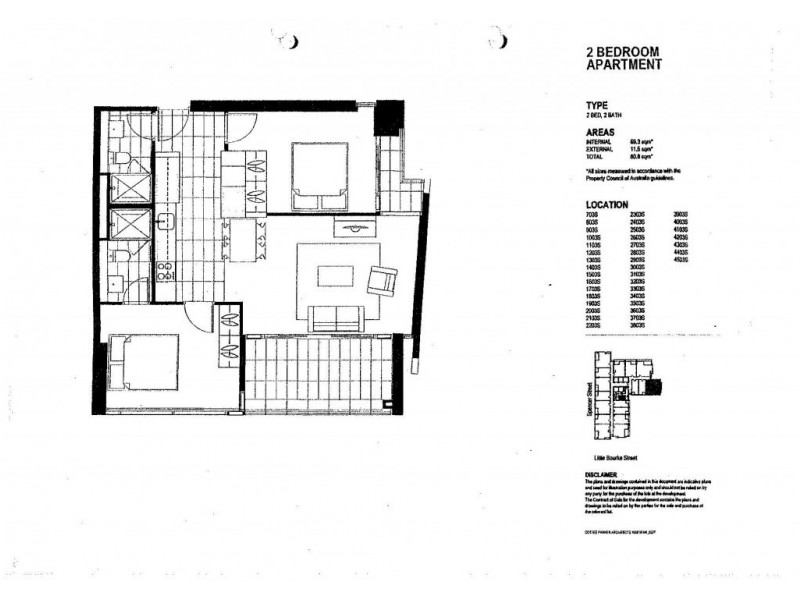 2413/220 Spencer Street, Melbourne VIC 3000 Floorplan