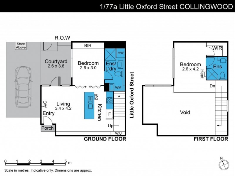1/77A Lt Oxford Street, Collingwood VIC 3066 Floorplan