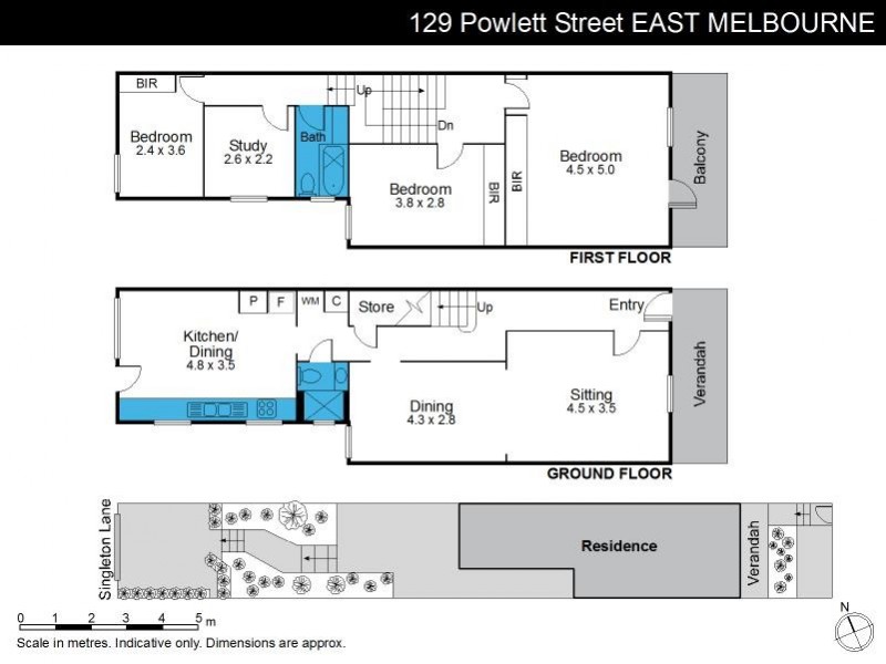 129 Powlett Street, East Melbourne VIC 3002 Floorplan
