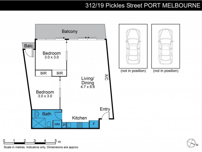 312/19 Pickles Street, Port Melbourne VIC 3207 Floorplan