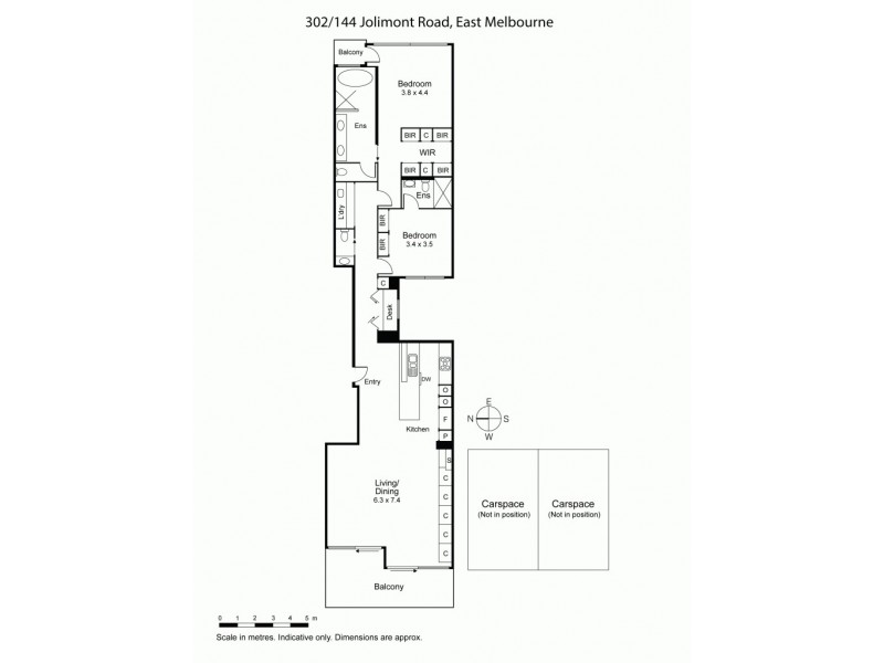 302/144 Jolimont Road, East Melbourne VIC 3002 Floorplan