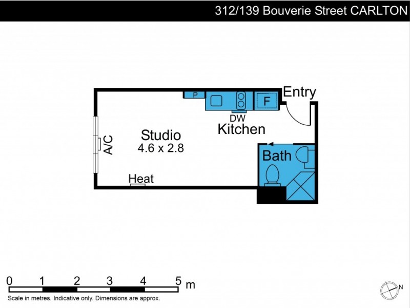 312/139 Bouverie Street, Carlton VIC 3053 Floorplan