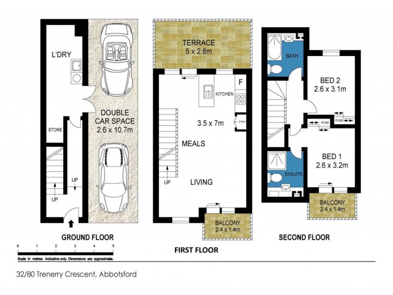 32/80 Trenerry Cresent, Abbotsford VIC 3067 Floorplan