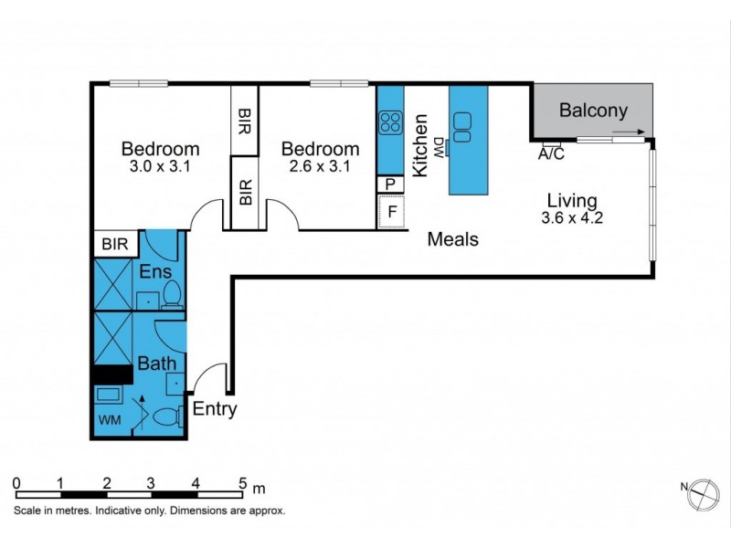 2004/45 Clarke Street, Southbank VIC 3006 Floorplan