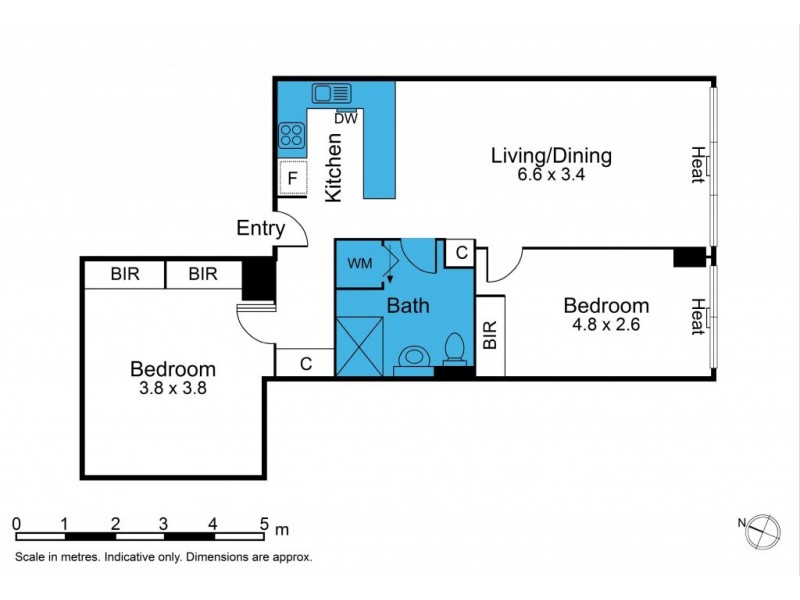 2307/250 Elizabeth Street, Melbourne VIC 3000 Floorplan