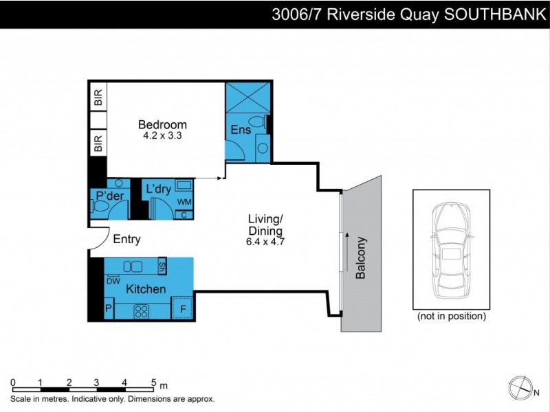 3006/7 Riverside Quay, Southbank VIC 3006 Floorplan