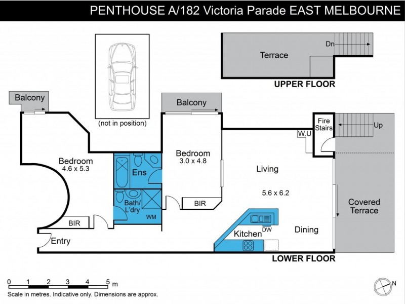 PenthouseA/182 Victoria Parade, East Melbourne VIC 3002 Floorplan