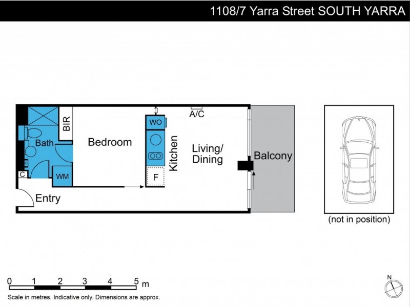 502/591 Elizabeth Street, Melbourne VIC 3000 Floorplan