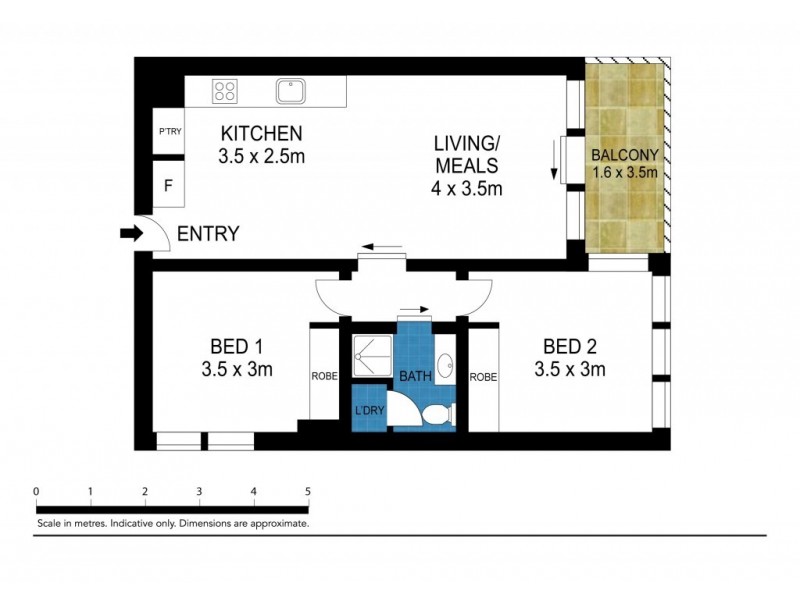 1712/35-47 Coventry Street, Southbank VIC 3006 Floorplan