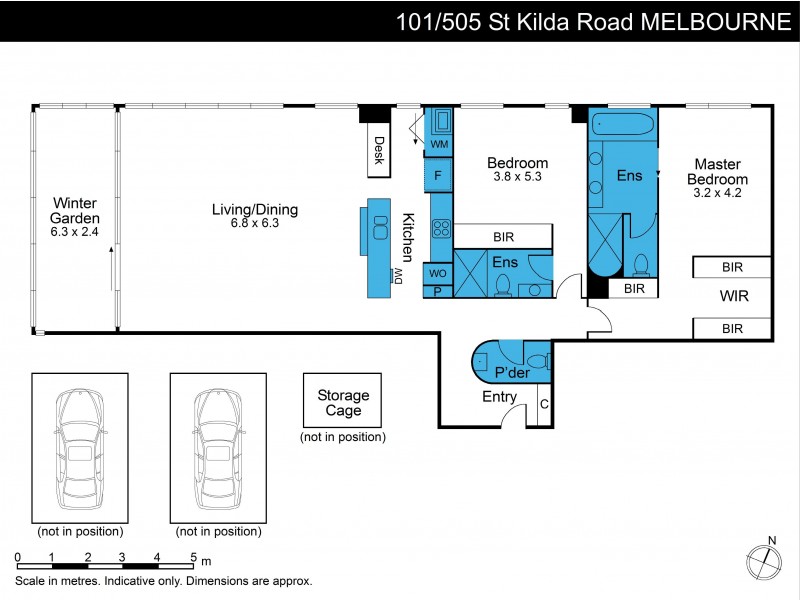 101/505 St Kilda Road, Melbourne VIC 3004 Floorplan