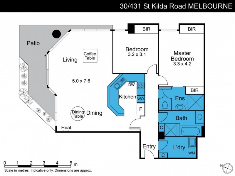 30/431 St Kilda Road, Melbourne VIC 3004 Floorplan